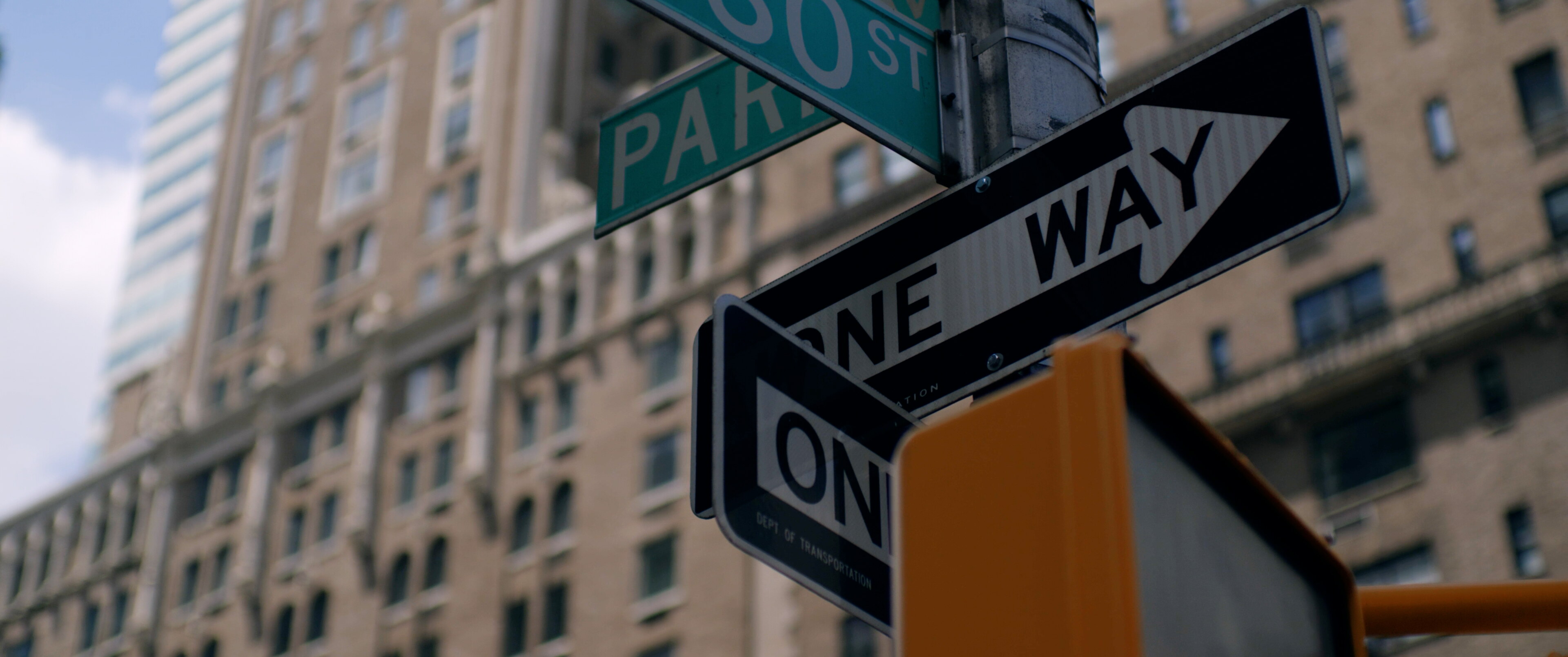 Signpost — before